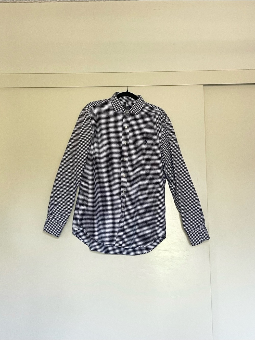 Polo by Ralph Lauren Navy & White Gingham Button-Down Shirt